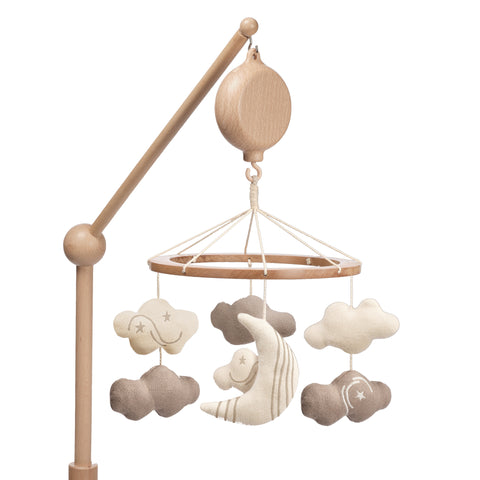 2-n-1 Organic Celestial Musical Baby Crib Mobile by Lambs & Ivy
