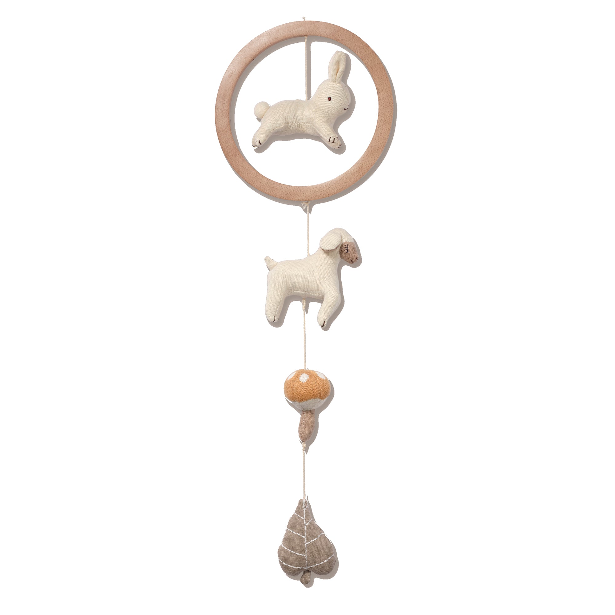 2-n-1 Organic Meadow Musical Baby Crib Mobile by Lambs & Ivy