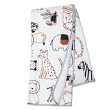 Patchwork Jungle Baby Blanket by Lambs & Ivy