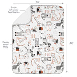 Patchwork Jungle Baby Blanket by Lambs & Ivy