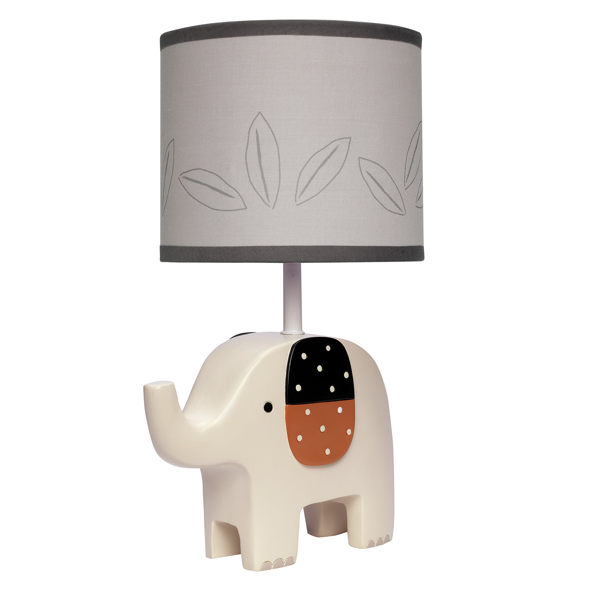 Patchwork Jungle Lamp With Shade & Bulb by Lambs & Ivy