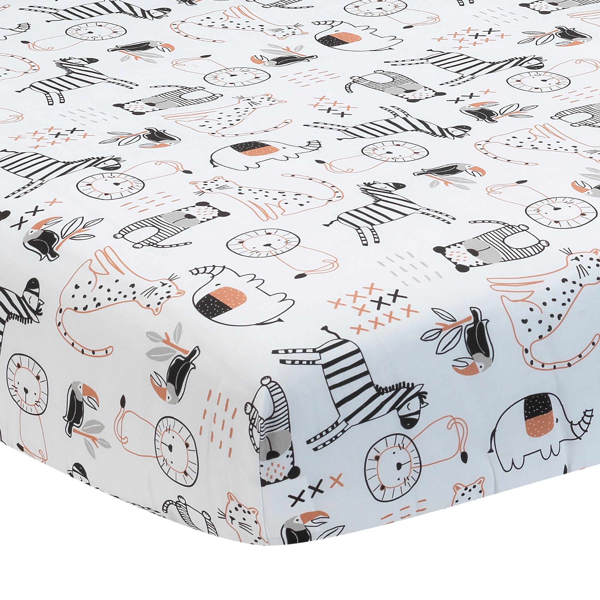Patchwork Jungle 5-Piece Crib Bedding Set by Lambs & Ivy
