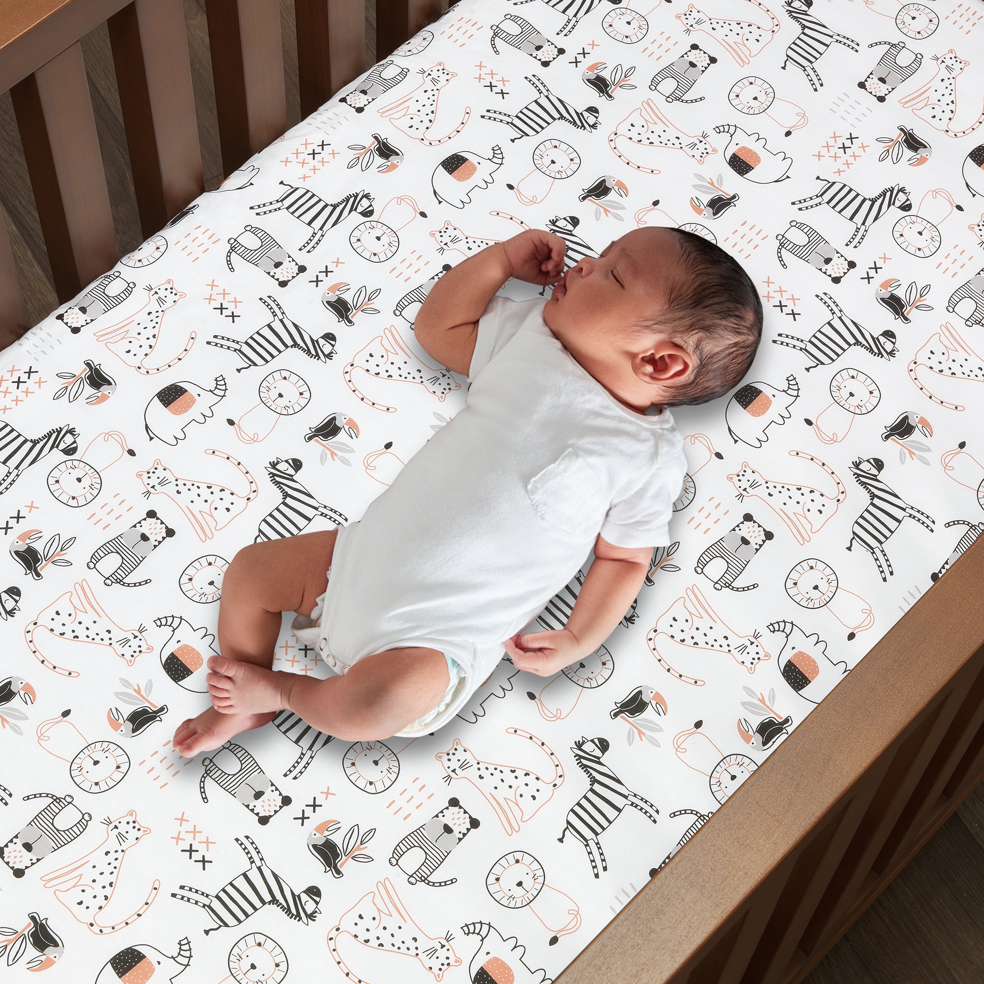 Patchwork Jungle 5-Piece Crib Bedding Set by Lambs & Ivy