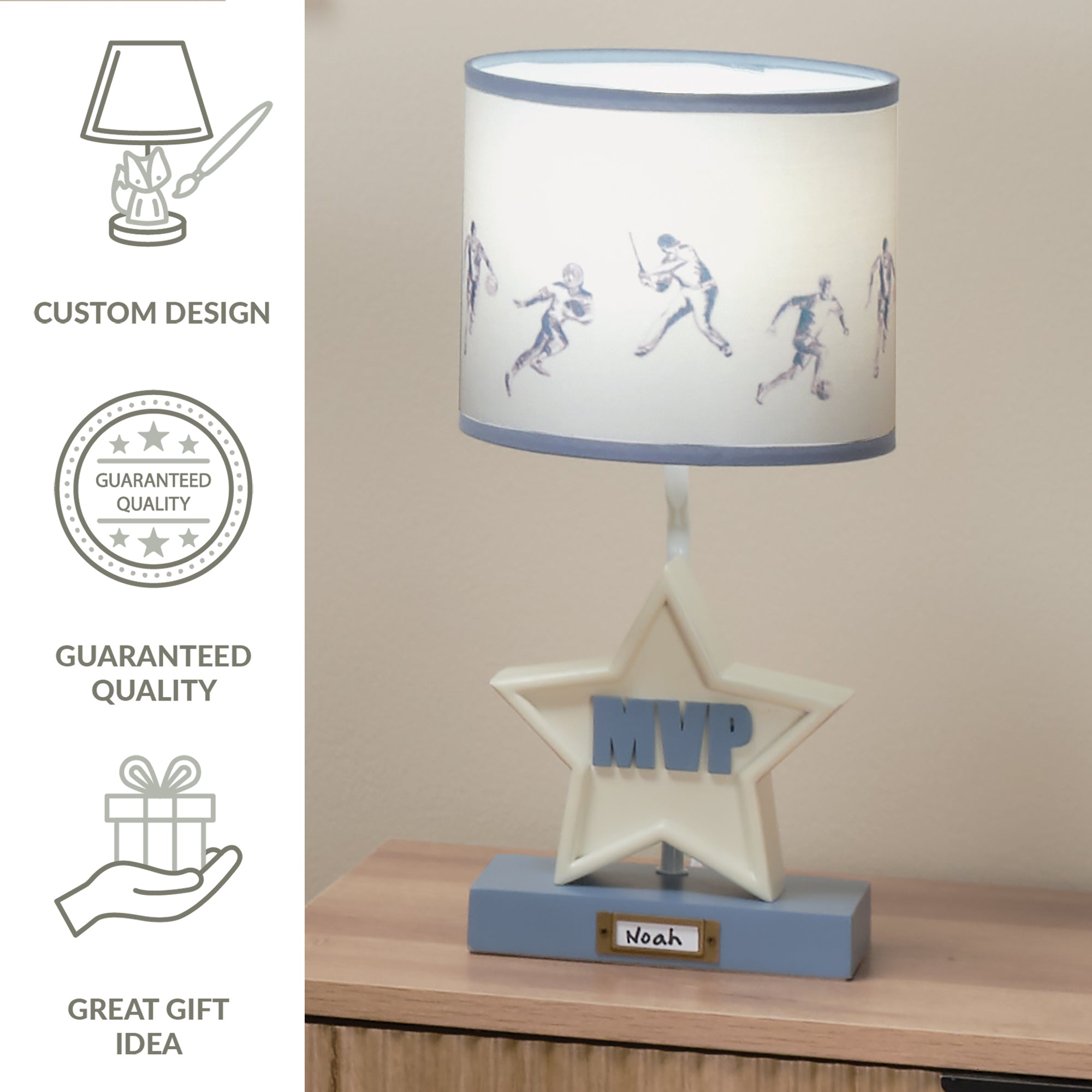 Pep Rally Lamp with Shade by Lambs & Ivy