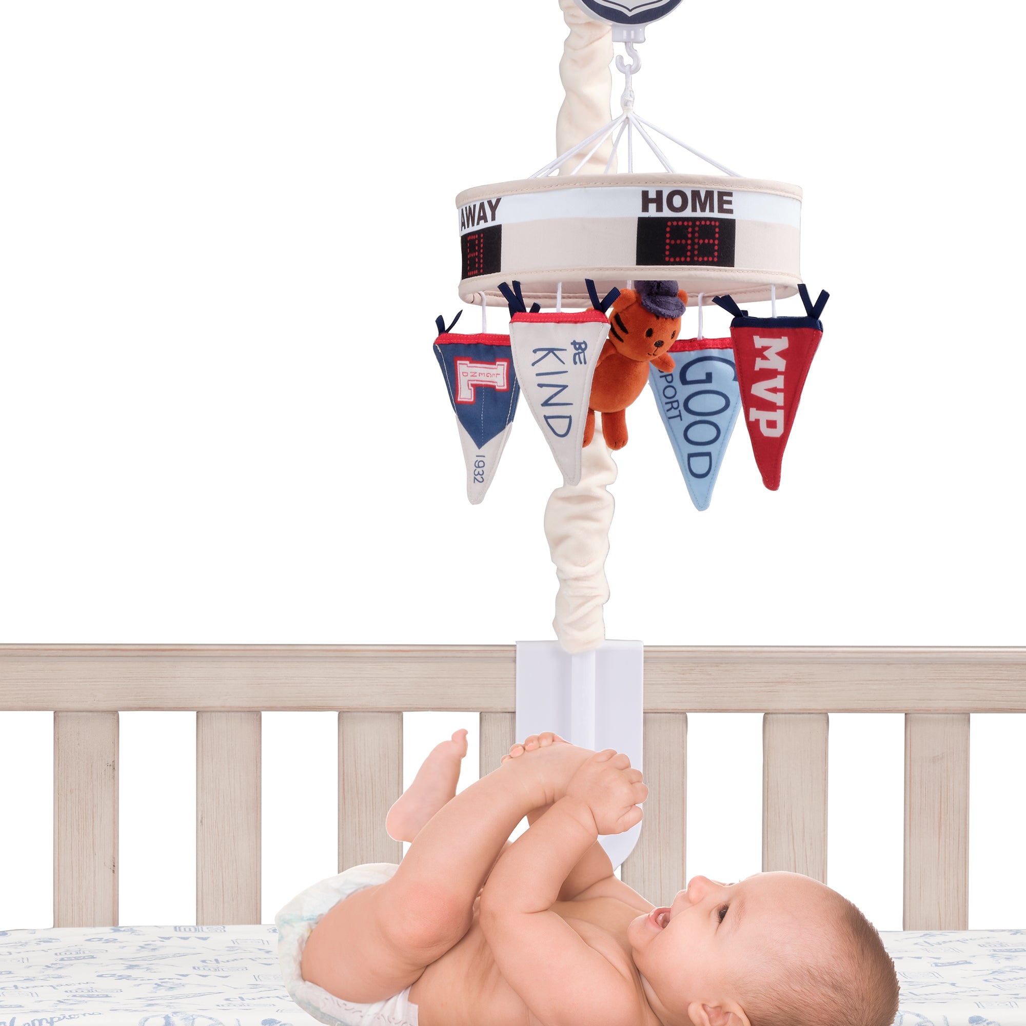 Pep Rally Musical Baby Crib Mobile by Lambs & Ivy