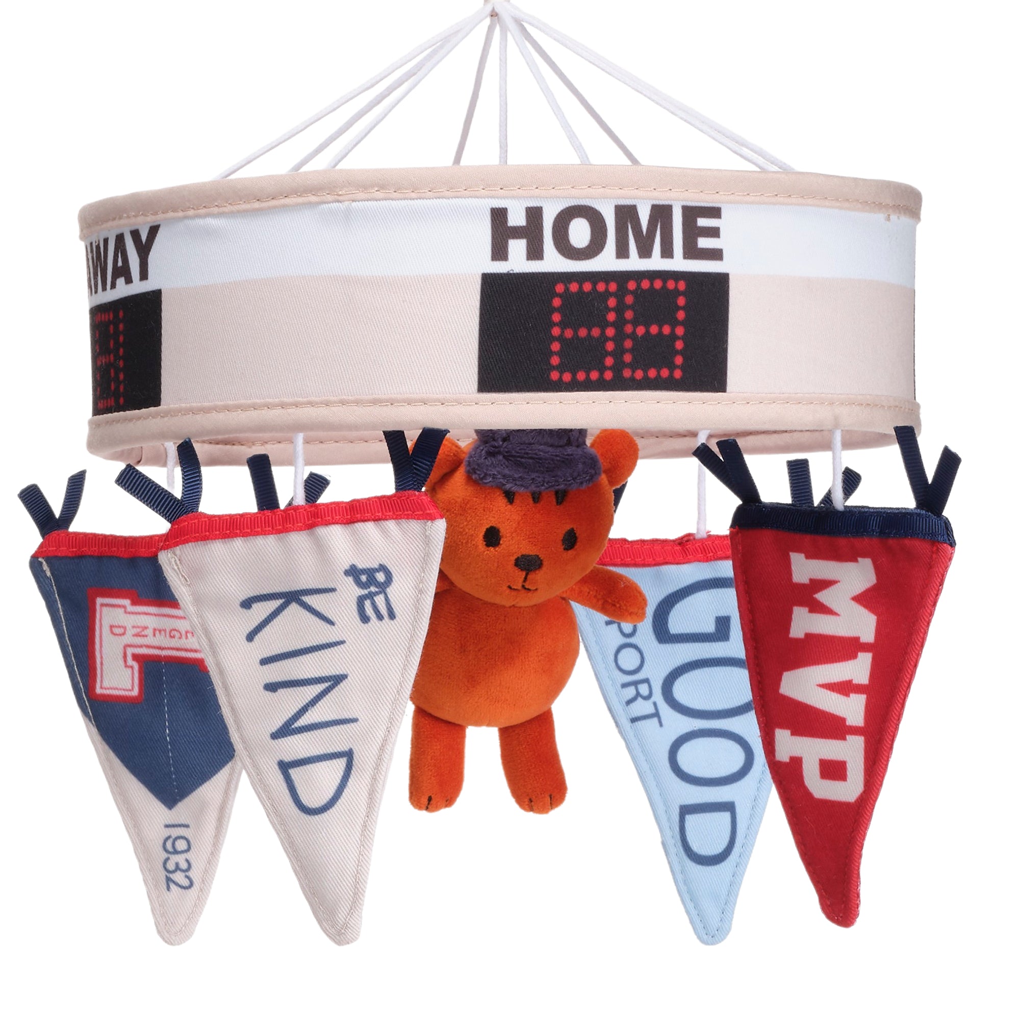 Pep Rally Musical Baby Crib Mobile by Lambs & Ivy
