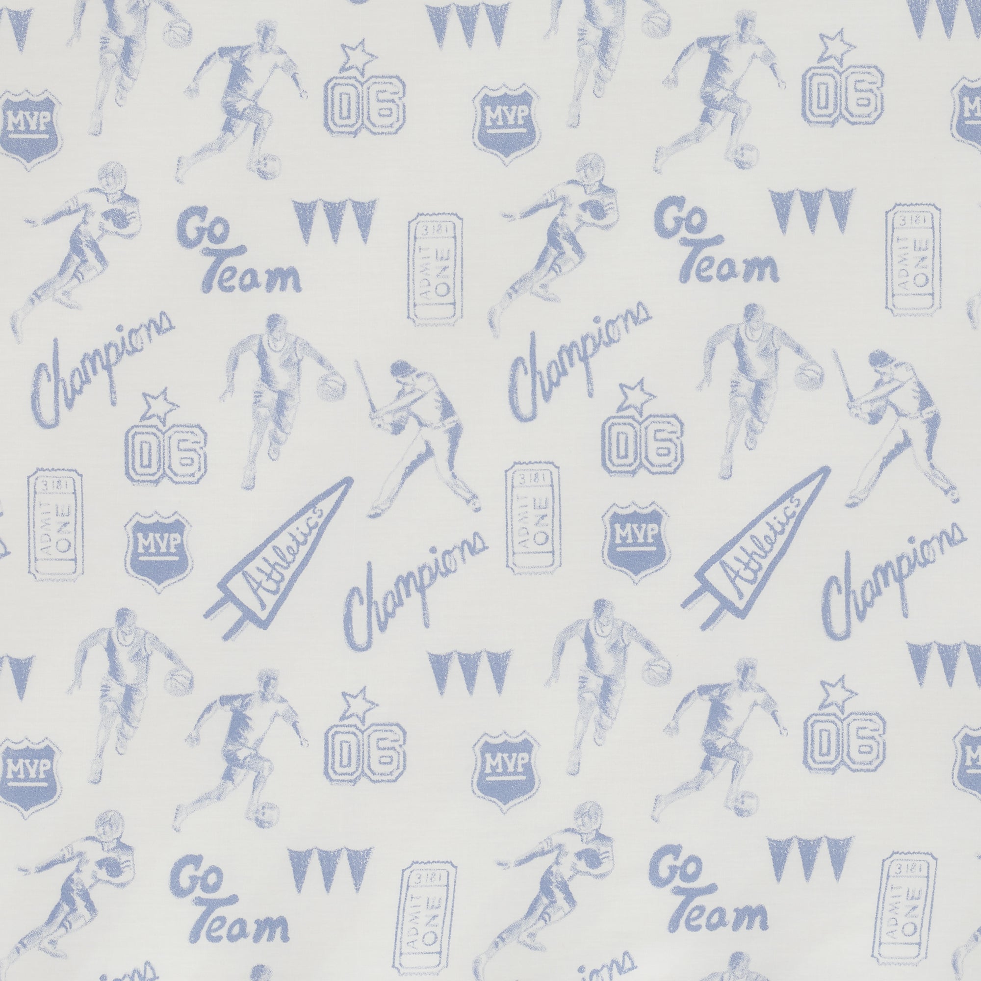 Pep Rally Cotton Fitted Crib Sheet by Lambs & Ivy