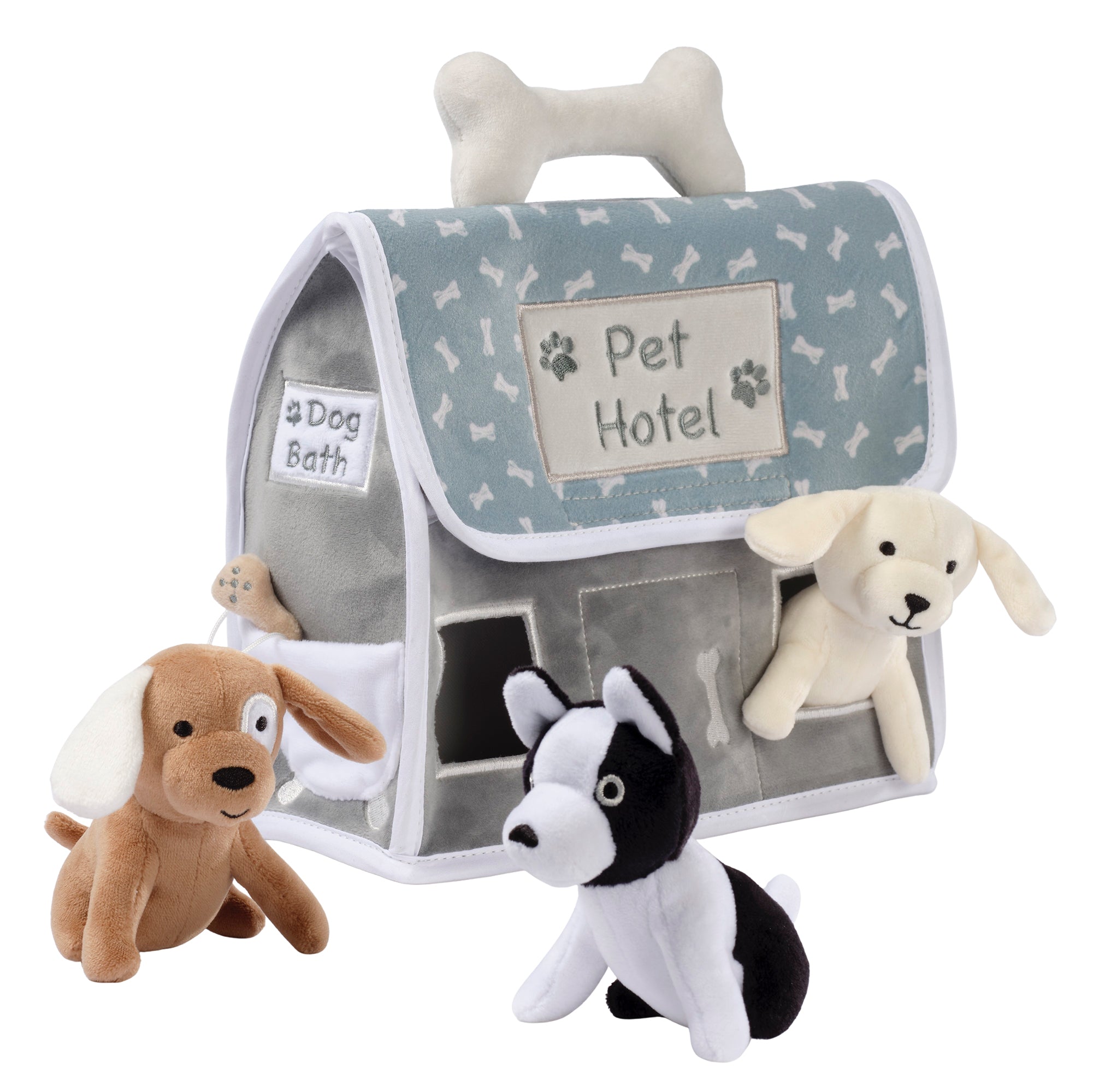 Pet Hotel Interactive Plush Playset by Lambs & Ivy