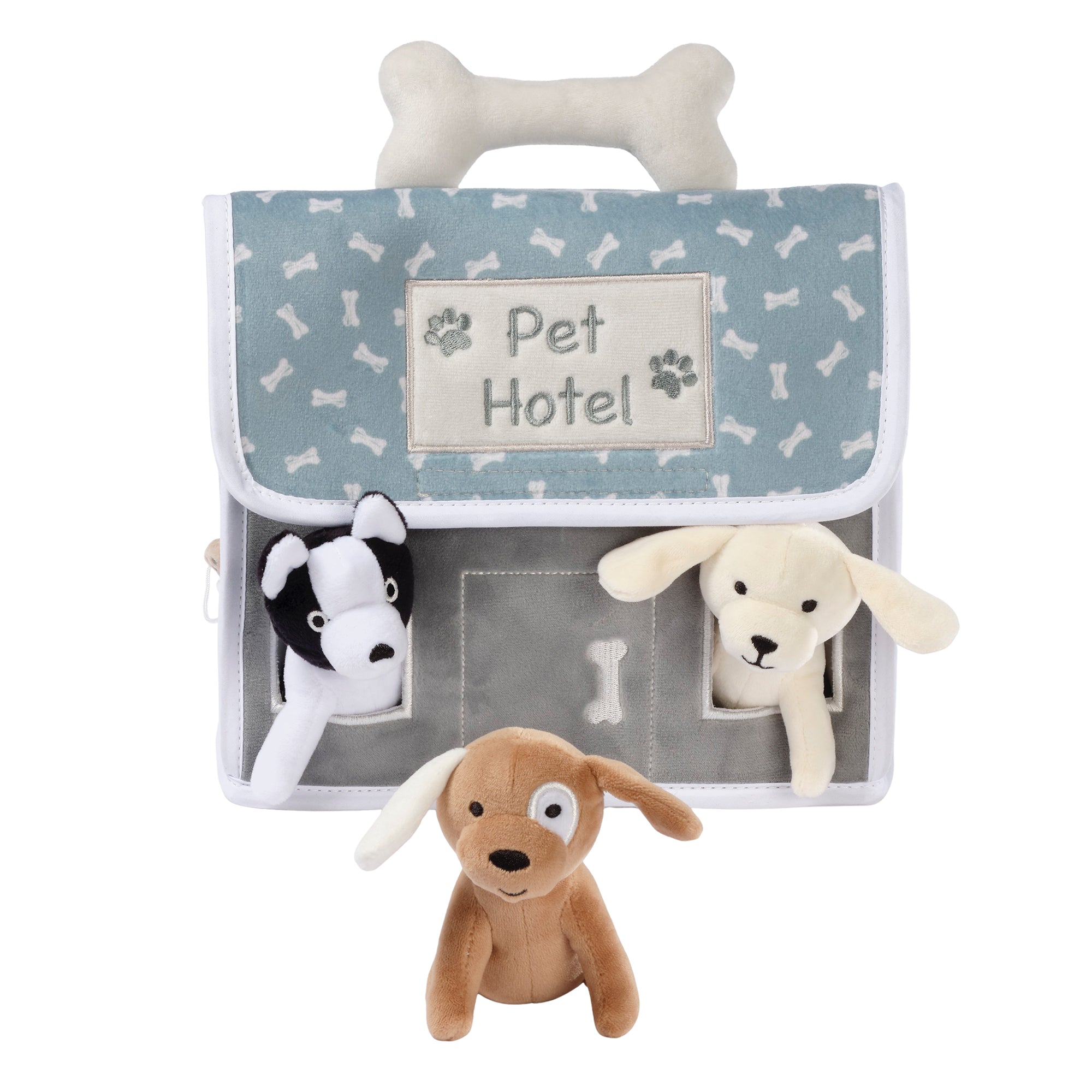 Pet Hotel Interactive Plush Playset by Lambs & Ivy