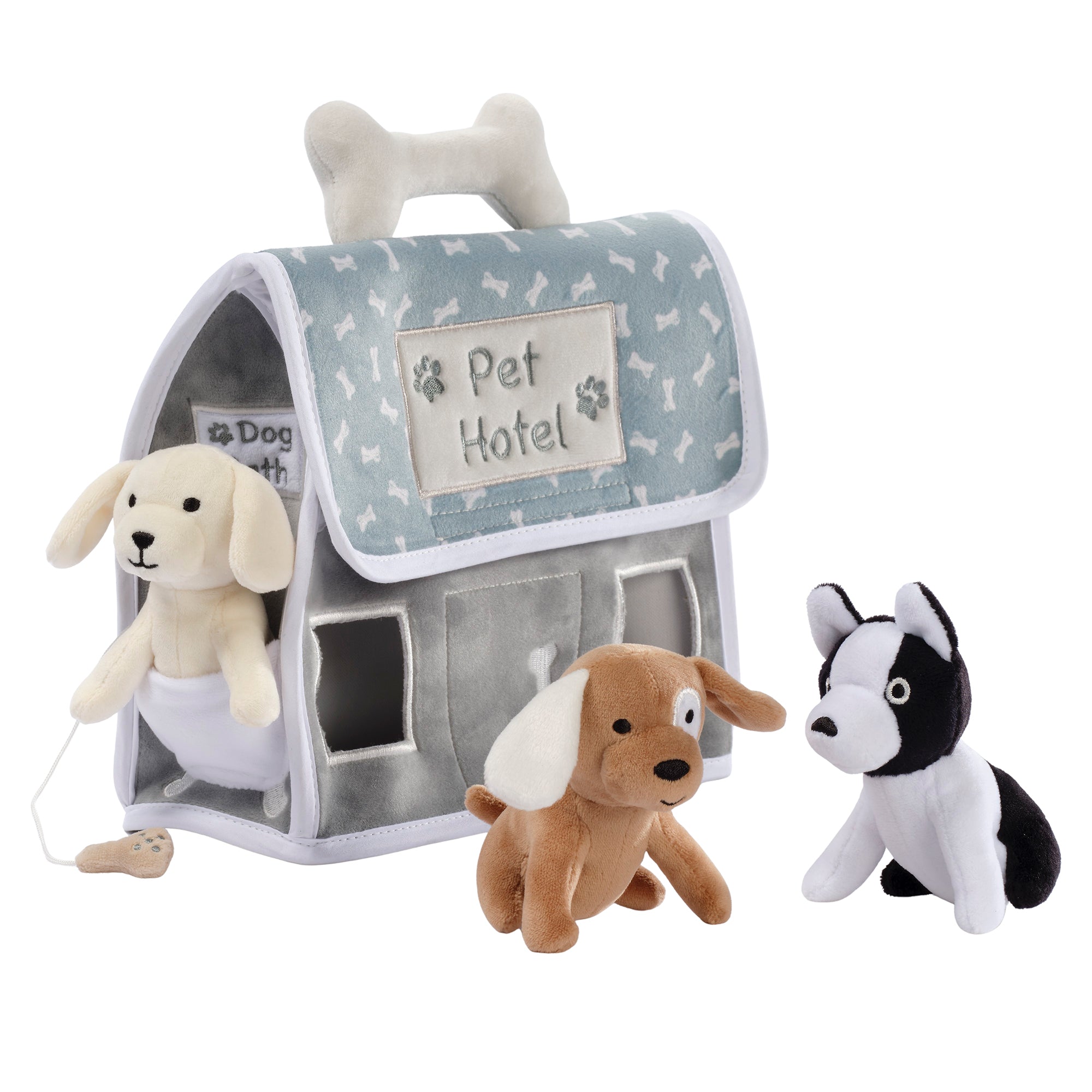 Pet Hotel Interactive Plush Playset by Lambs & Ivy