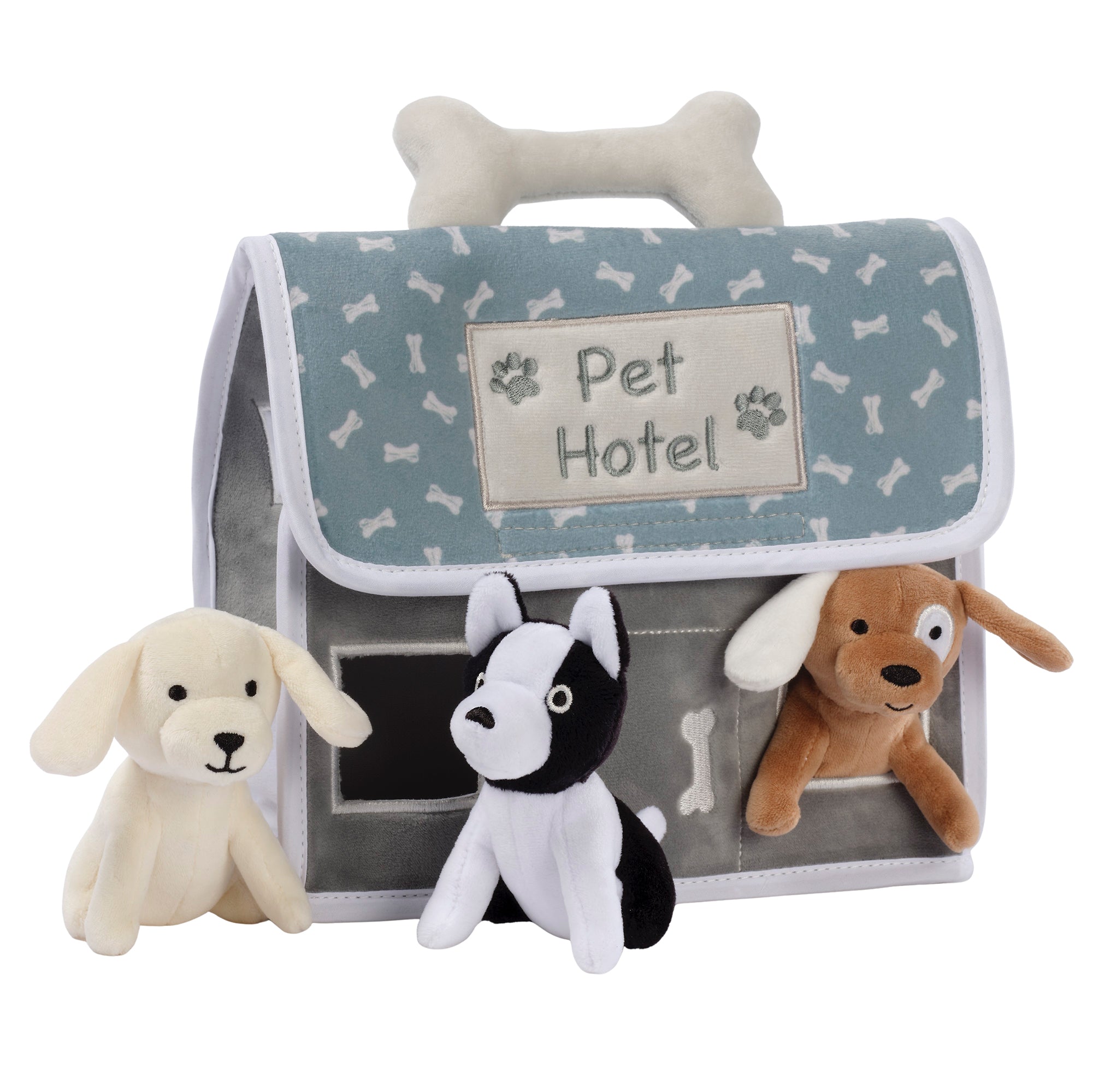 Pet Hotel Interactive Plush Playset by Lambs & Ivy