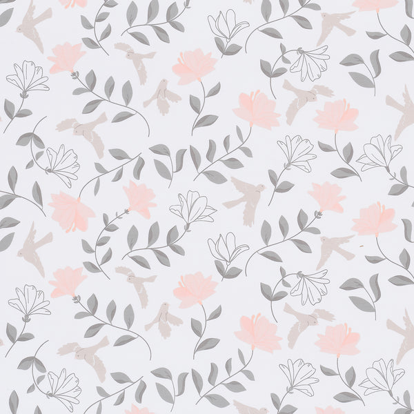 Petals Cotton Fitted Crib Sheet by Lambs & Ivy