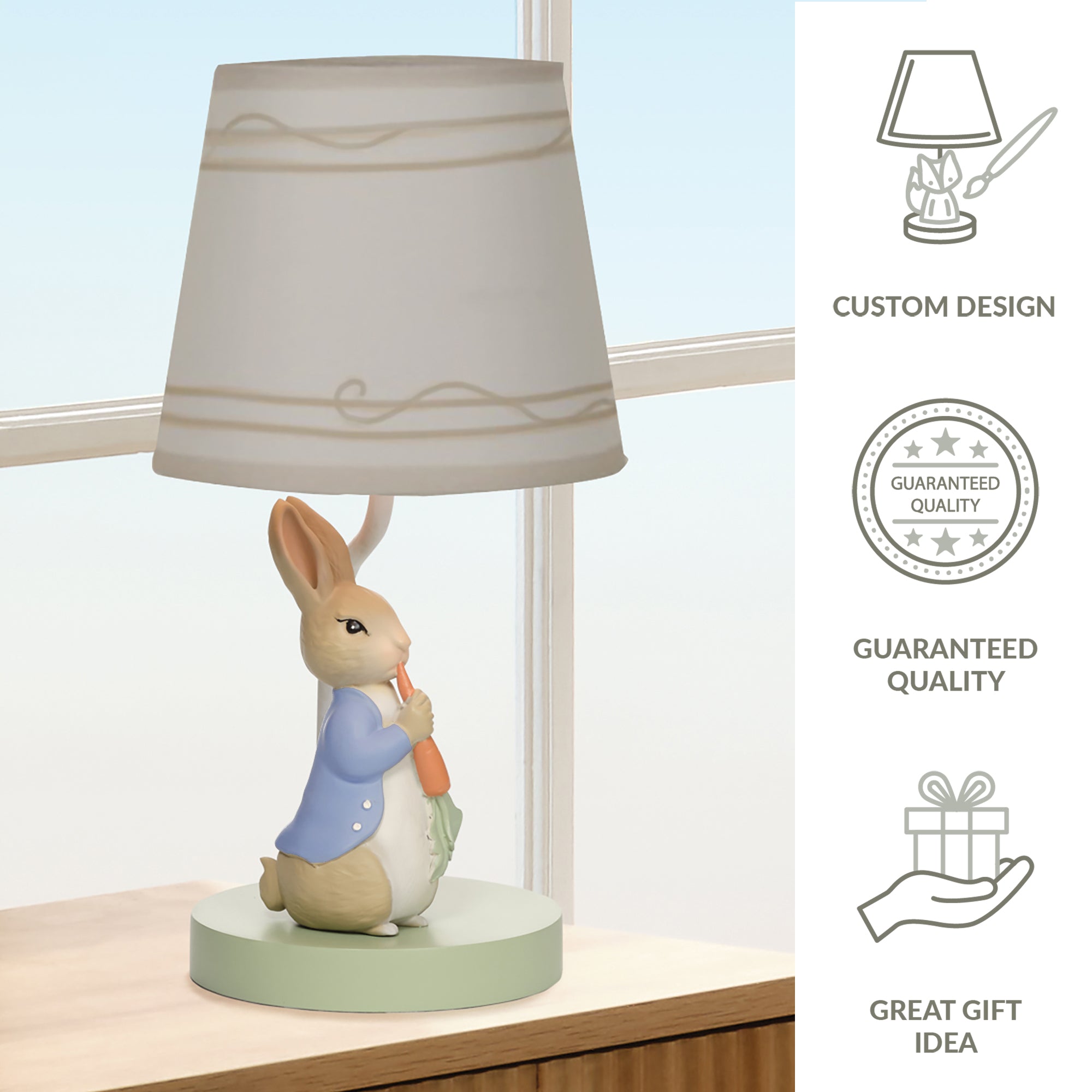 Peter Rabbit Lamp with Shade by Lambs & Ivy
