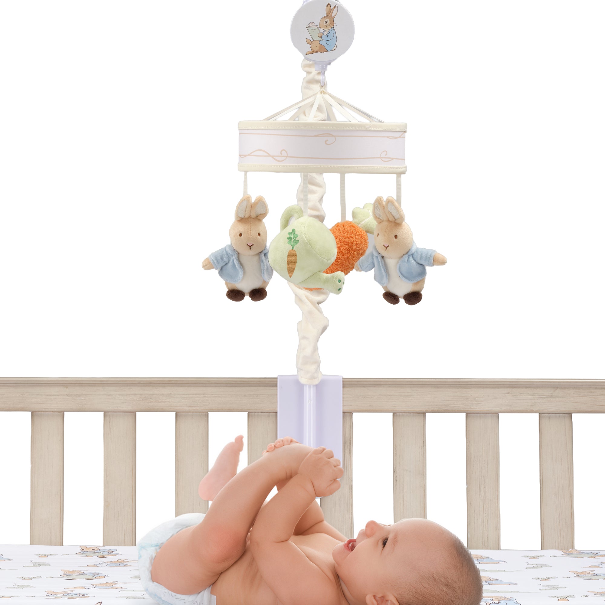 Peter Rabbit Musical Baby Crib Mobile by Lambs & Ivy