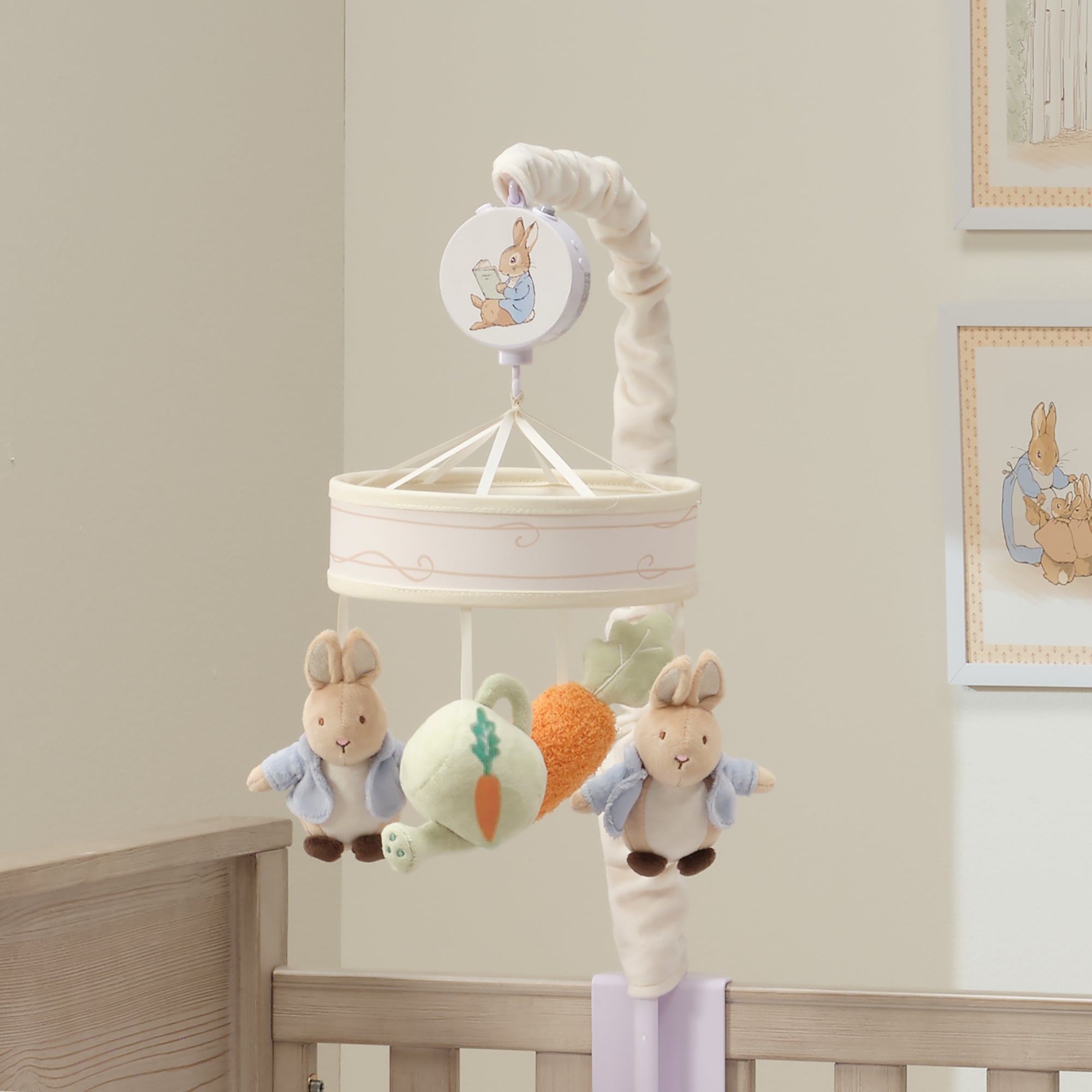 Peter Rabbit Musical Baby Crib Mobile by Lambs & Ivy