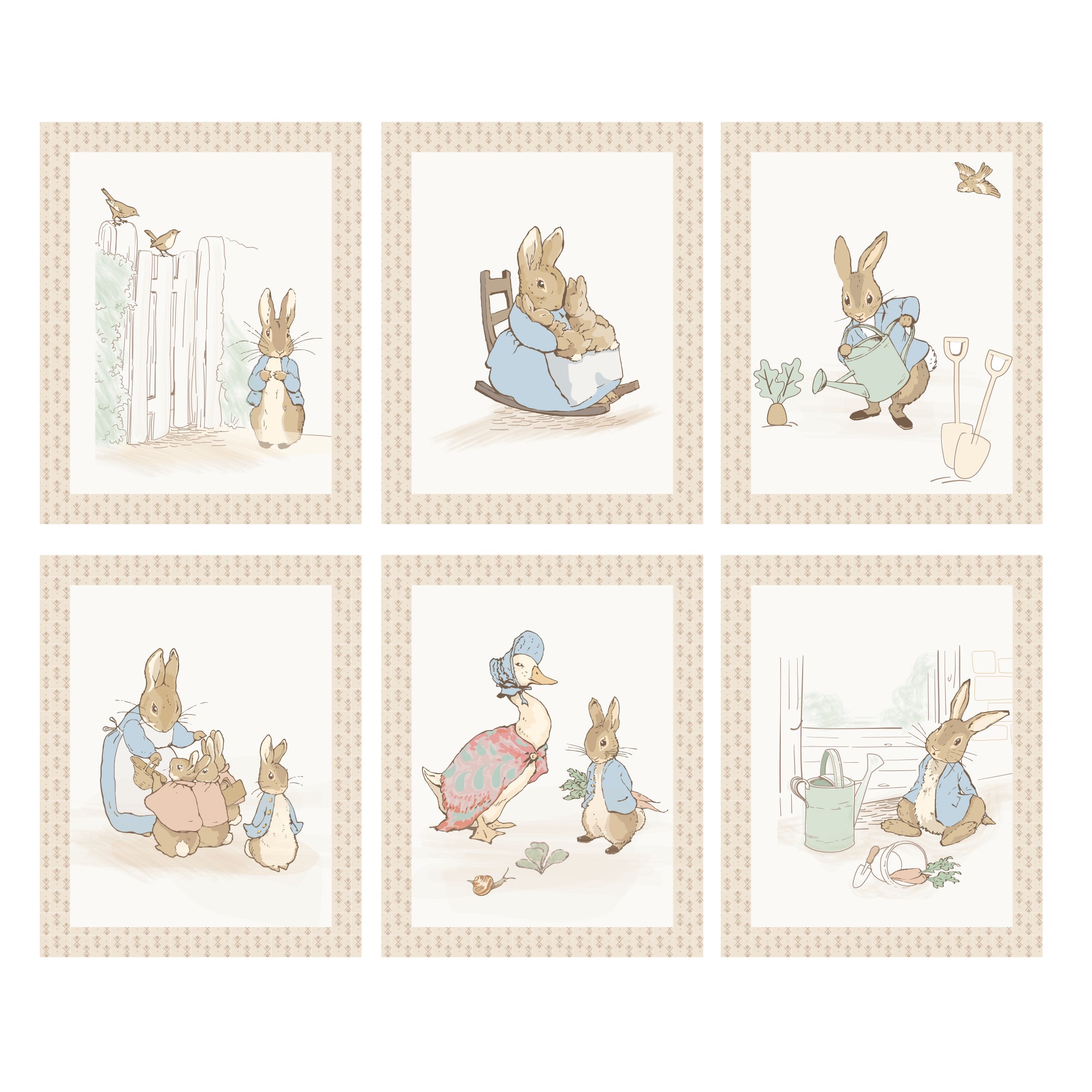 Peter Rabbit Unframed Wall Art by Lambs & Ivy