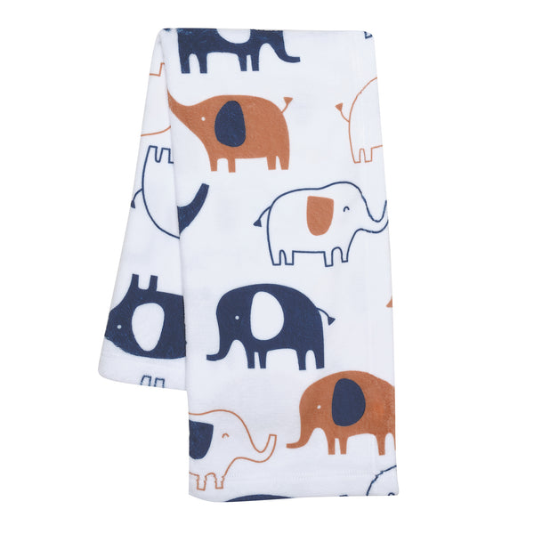 Playful Elephant Baby Blanket by Lambs & Ivy