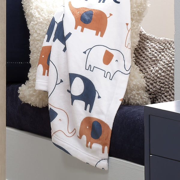 Playful Elephant Baby Blanket by Lambs & Ivy