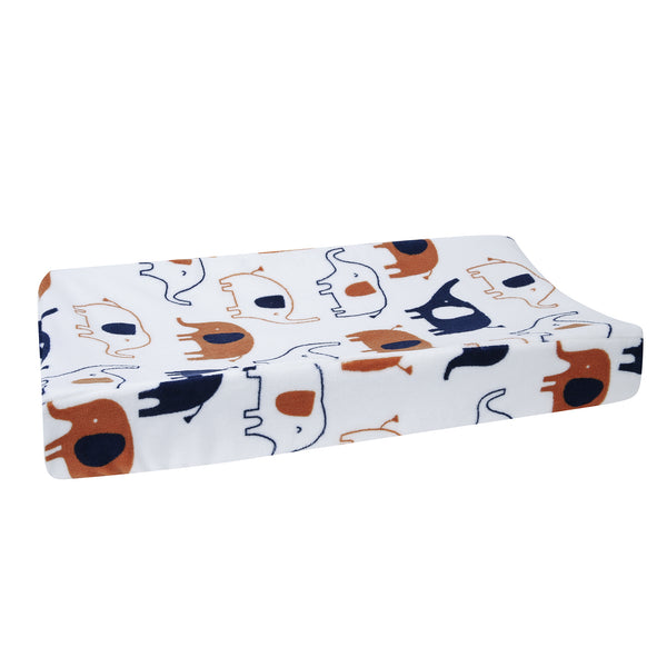 Playful Elephant Changing Pad Cover by Lambs & Ivy