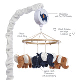 Playful Elephant Musical Baby Crib Mobile by Lambs & Ivy