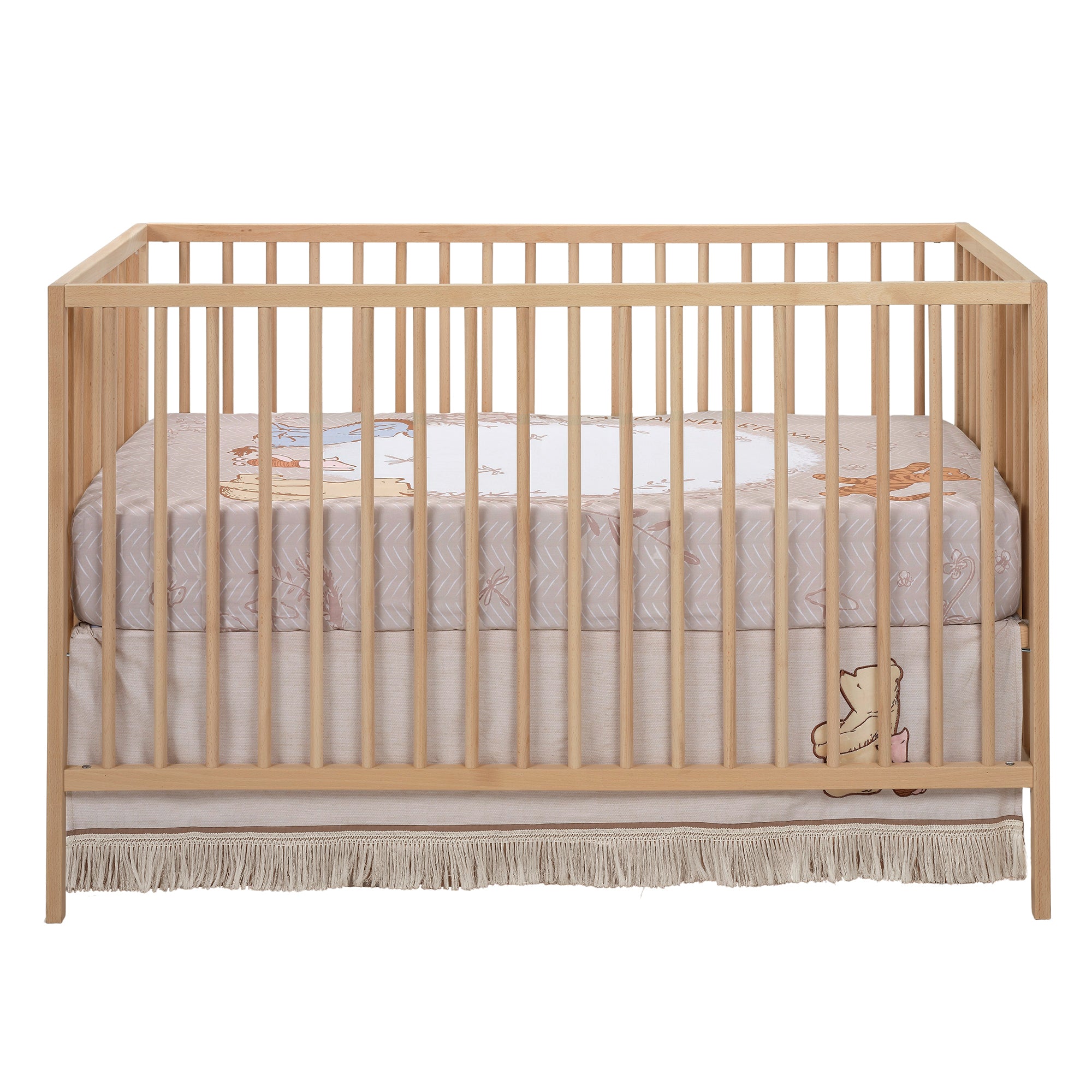 Disney Baby Pooh Bear & Pals Photo Op Cotton Baby Fitted Crib Sheet ...