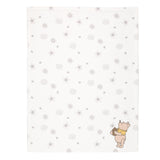 WINNIE THE POOH Appliqued Baby Blanket by Lambs & Ivy