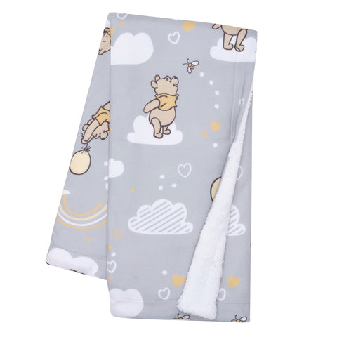 Hunny Bear Pooh Baby Blanket by Lambs & Ivy