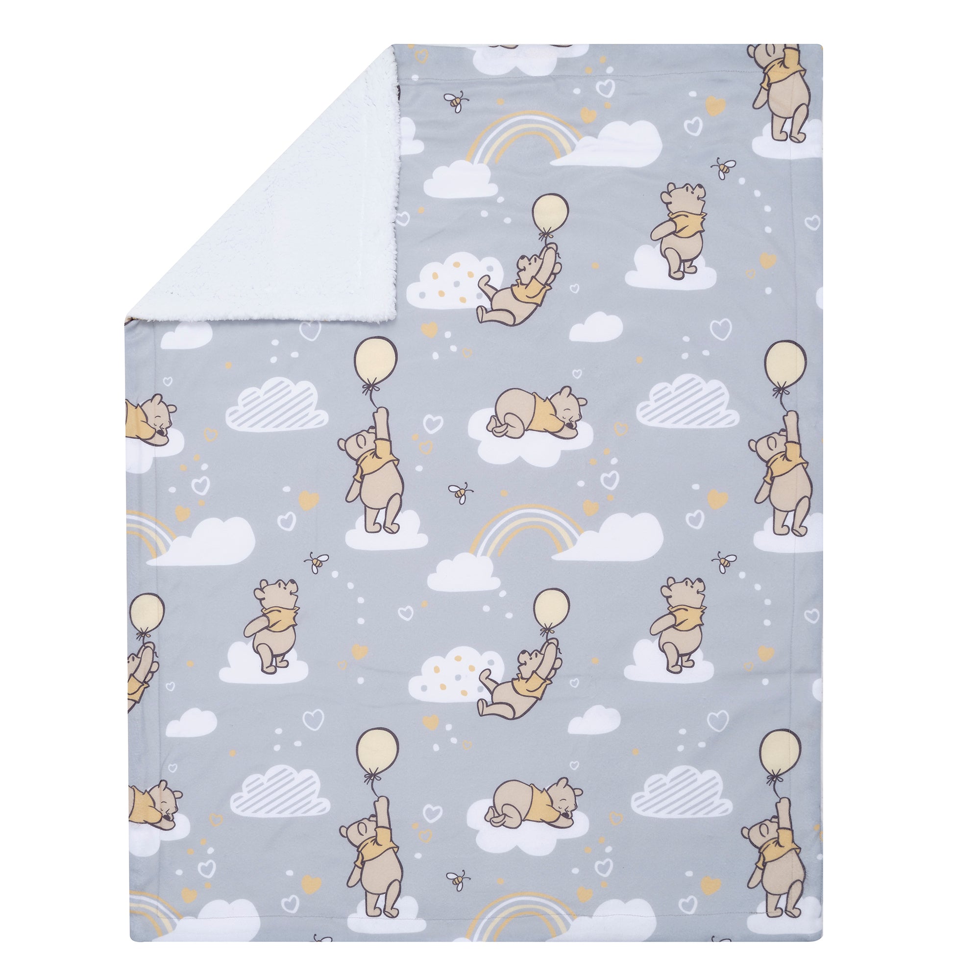 Hunny Bear Pooh Baby Blanket by Lambs & Ivy