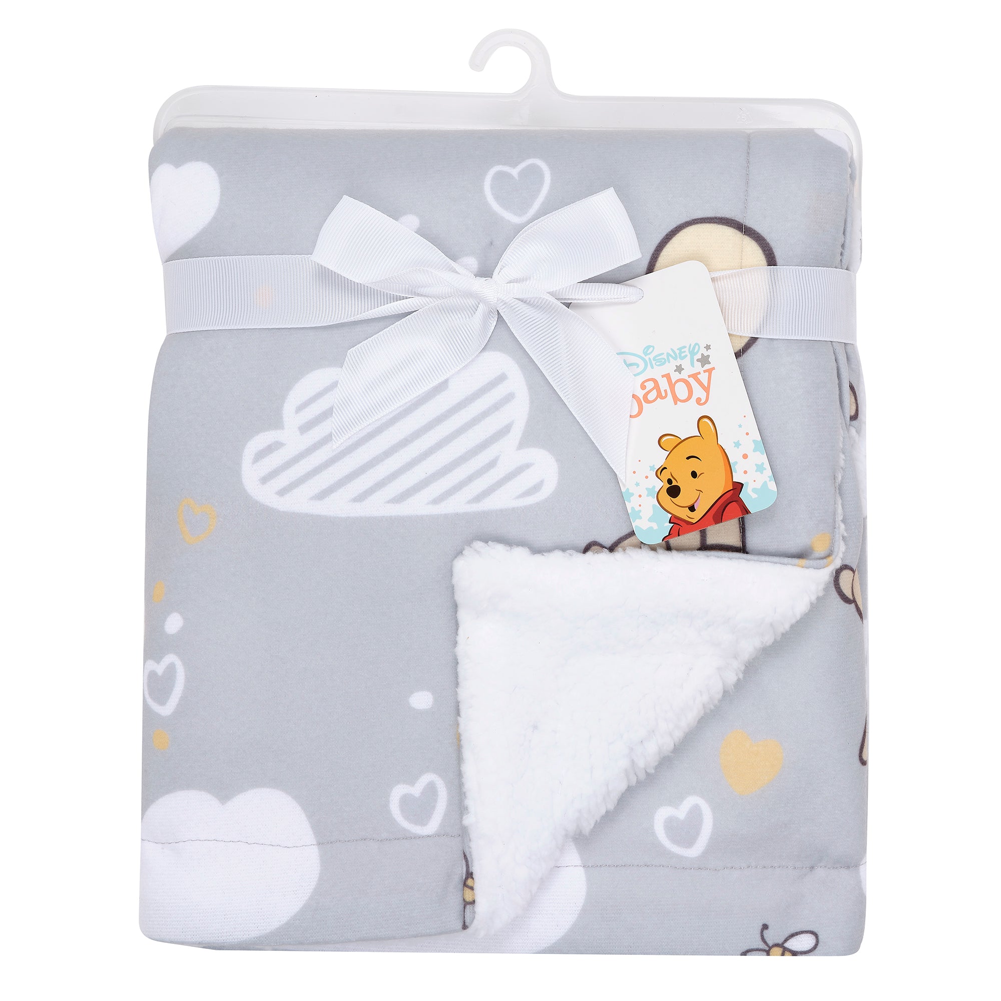 Hunny Bear Pooh Baby Blanket by Lambs & Ivy