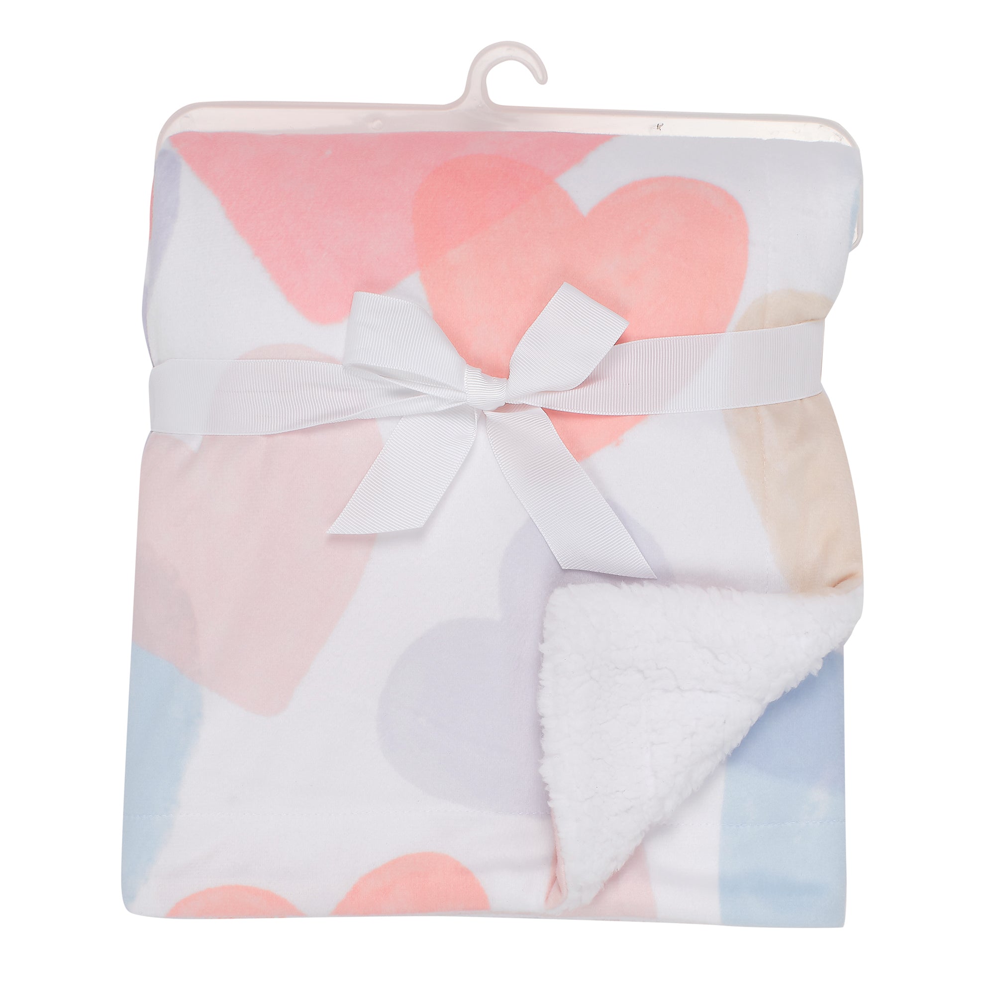 Rainbow Hearts Baby Blanket by Bedtime Originals