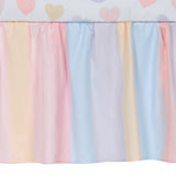 Rainbow Hearts 3-Piece Crib Bedding Set by Bedtime Originals