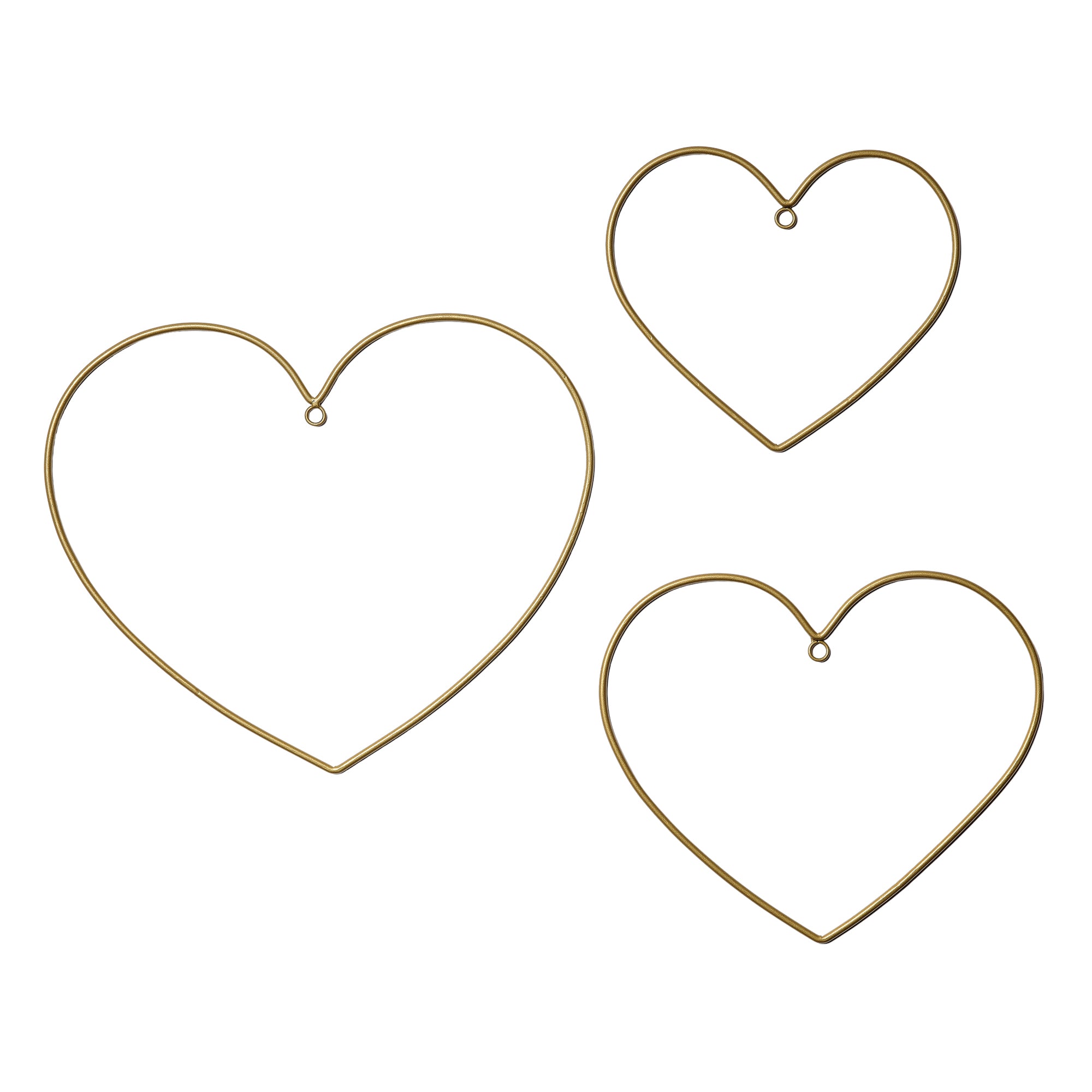 Rainbow Hearts Gold Wall Decor by Bedtime Originals