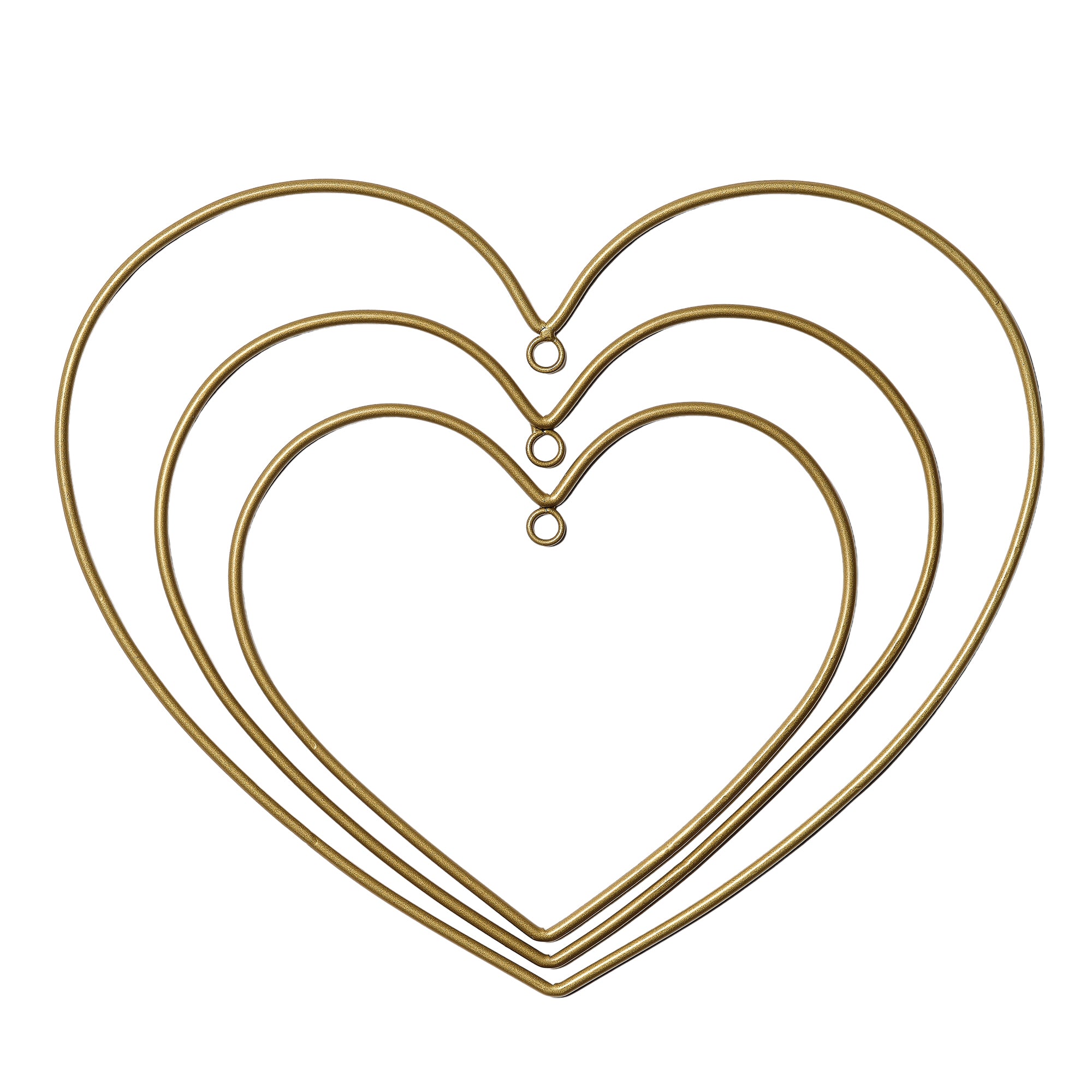 Rainbow Hearts Gold Wall Decor by Bedtime Originals