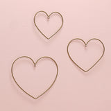 Rainbow Hearts Gold Wall Decor by Bedtime Originals