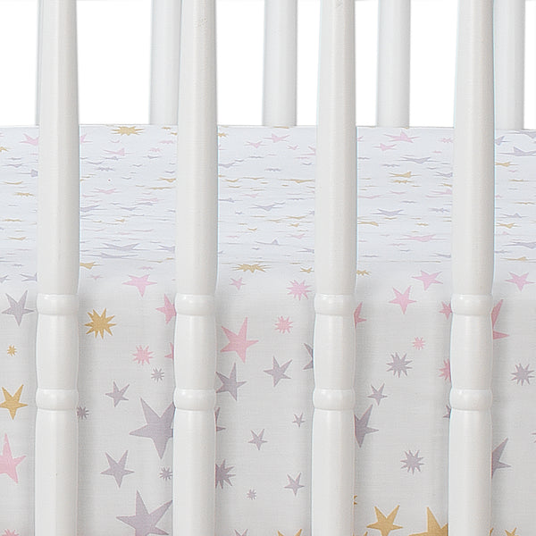 Rainbow Unicorn 4-Piece Crib Bedding Set by Bedtime Originals