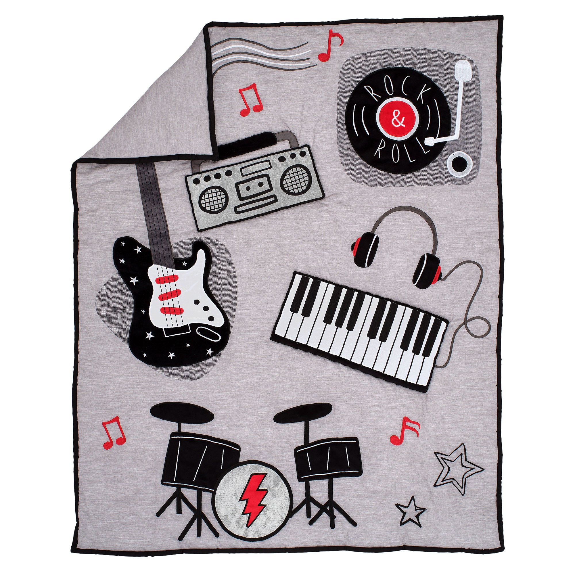 Rock Star 3-Piece Crib Bedding Set by Lambs & Ivy