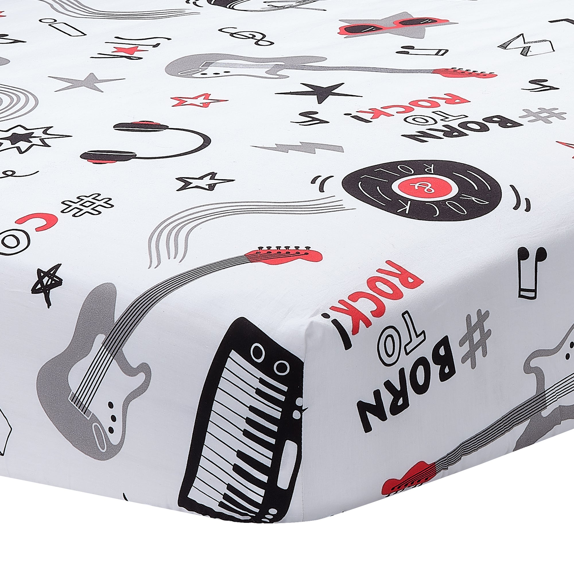 Rock Star 3-Piece Crib Bedding Set by Lambs & Ivy