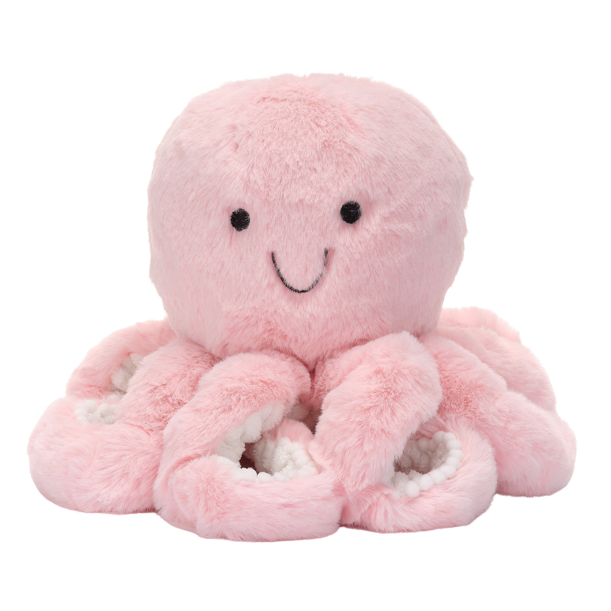 Sea Dreams Pink Plush Octopus Stuffed Animal Toy - Bubbles – Lambs