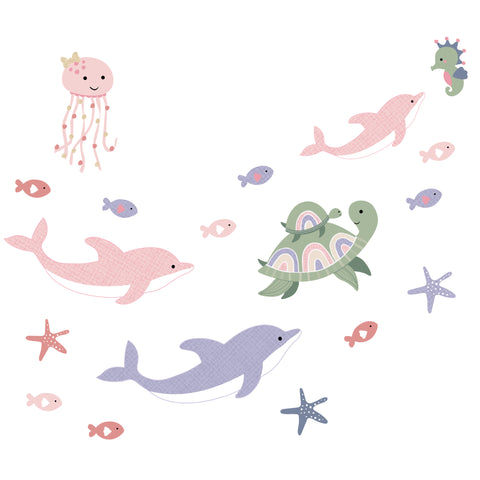 Sea Dreams Wall Decals by Lambs & Ivy