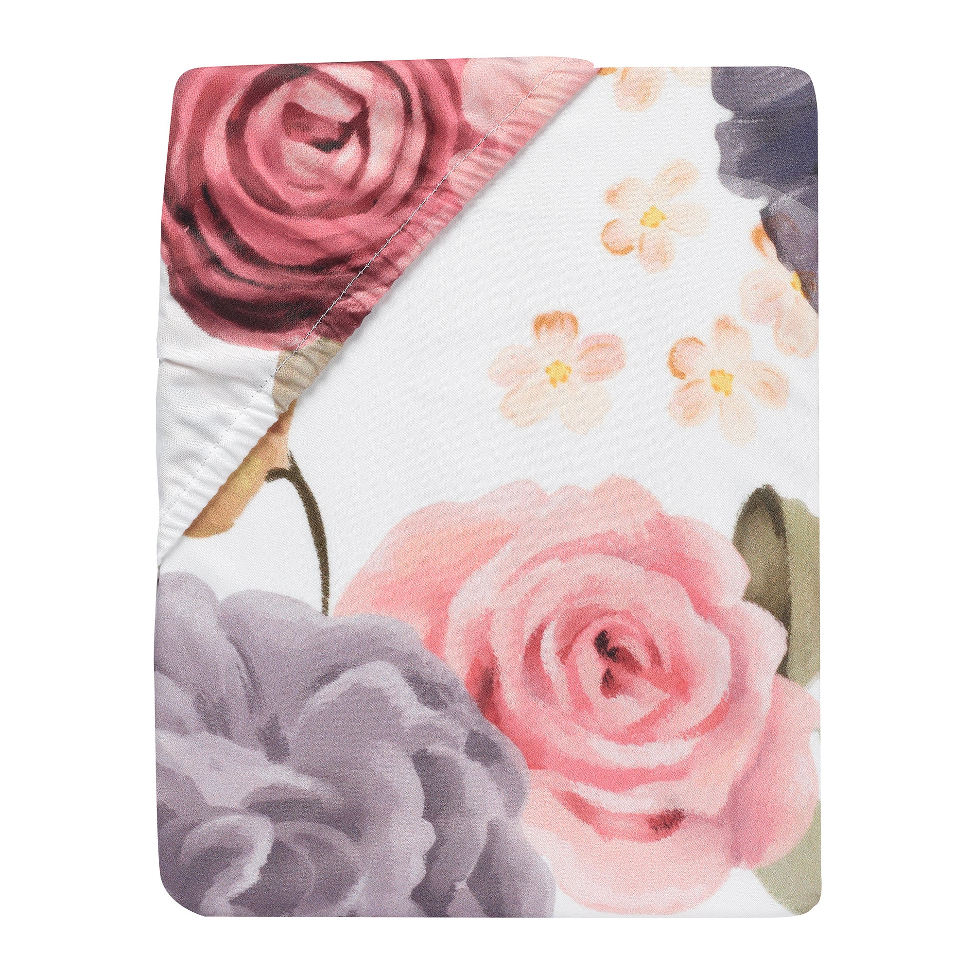 Secret Garden Cotton Fitted Crib Sheet by Lambs & Ivy