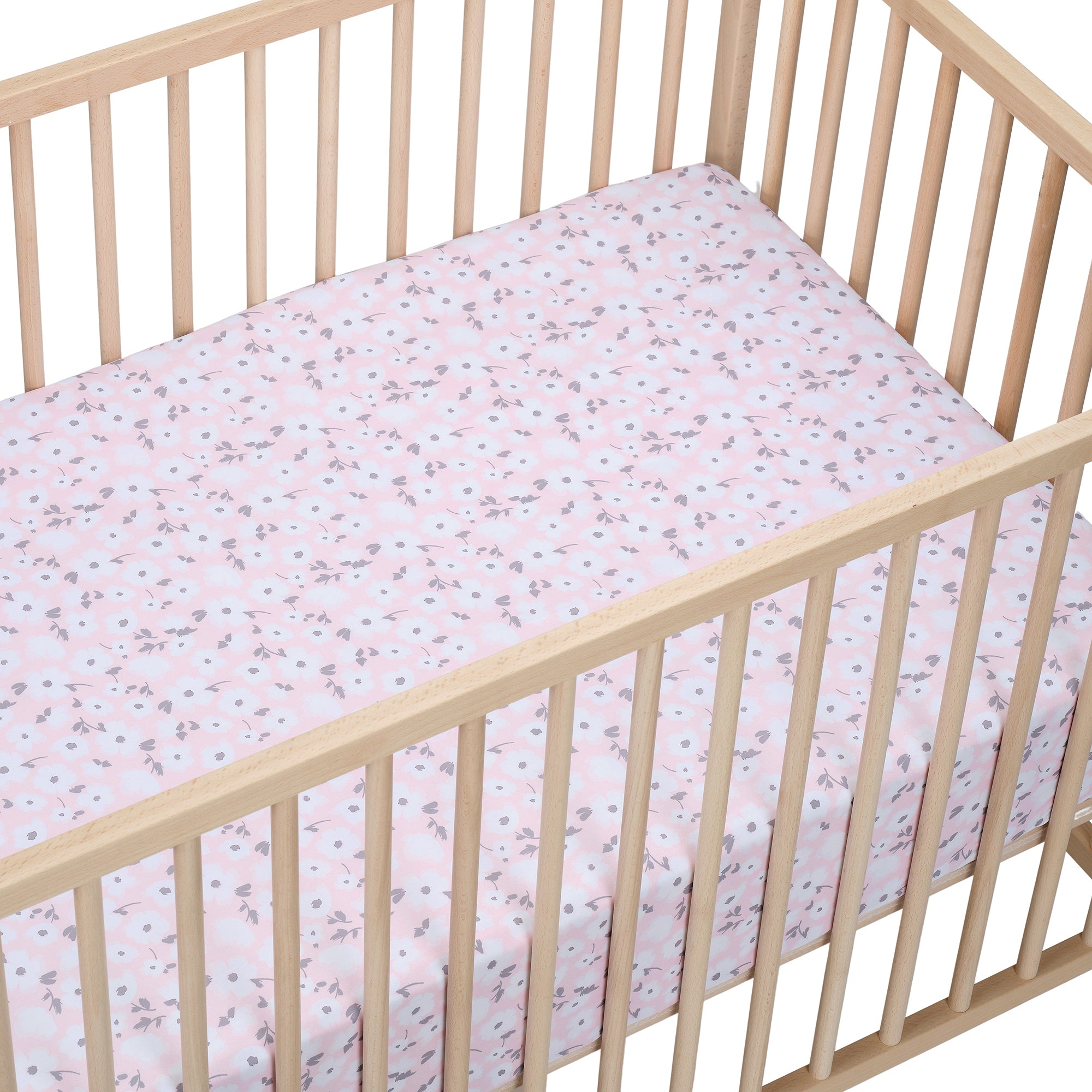 Floral 2-Pack Fitted Crib Sheet Set by Bedtime Originals