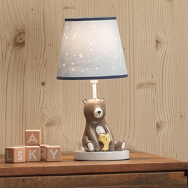 Sierra Sky Lamp with Shade & Bulb by Lambs & Ivy