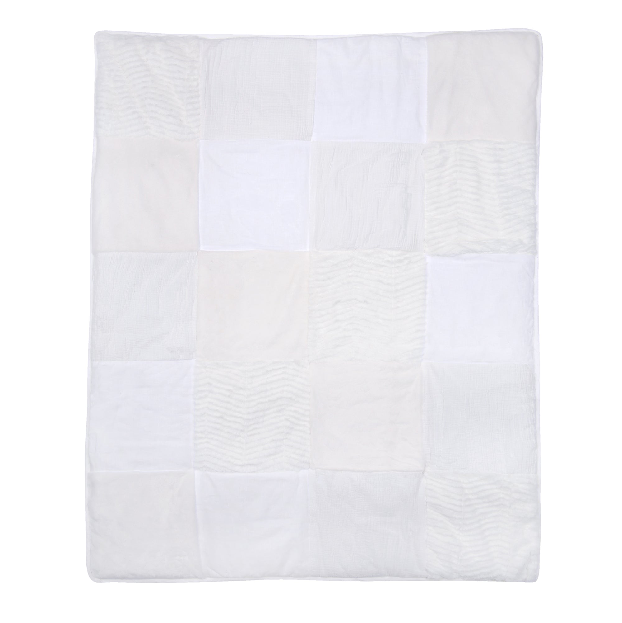 Signature White Patchwork Quilt by Lambs & Ivy