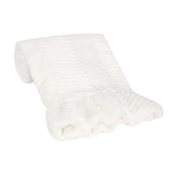 Signature Ruffled Lux Chevron Baby Blanket by Lambs & Ivy