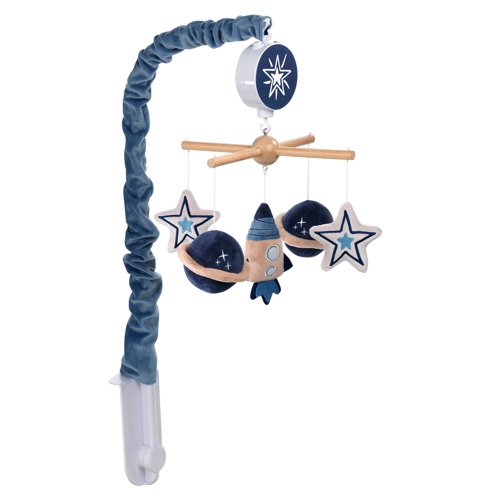 Sky Rocket Musical Baby Crib Mobile by Lambs & Ivy
