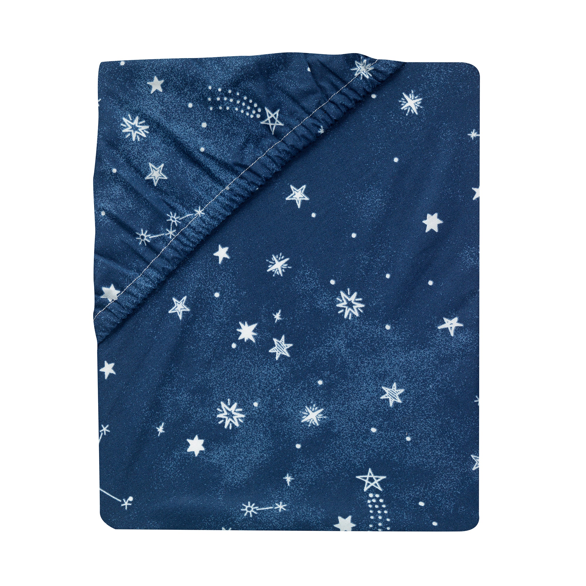 Sky Rocket Cotton Fitted Crib Sheet by Lambs & Ivy