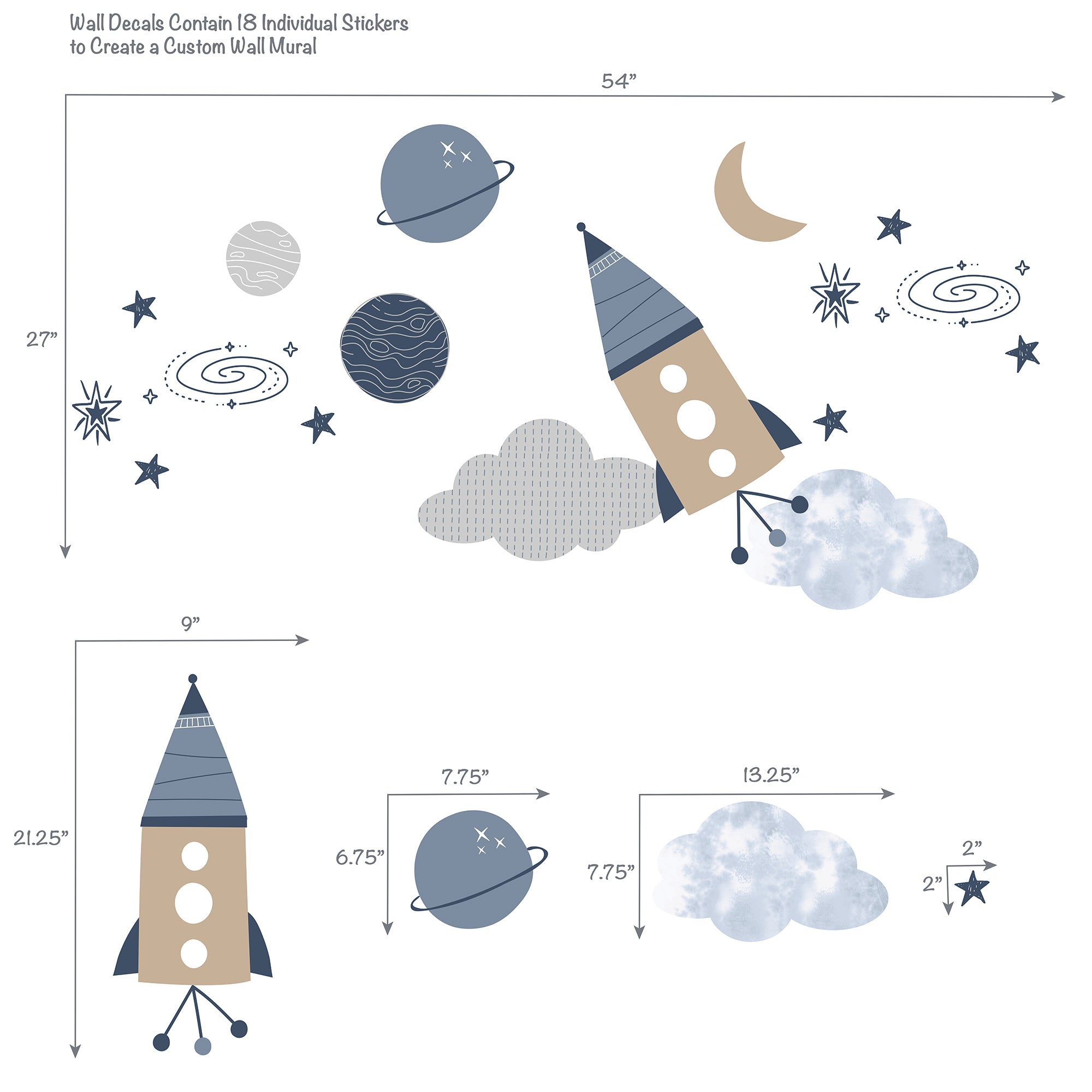 Sky Rocket 5-Piece Crib Bedding Set by Lambs & Ivy