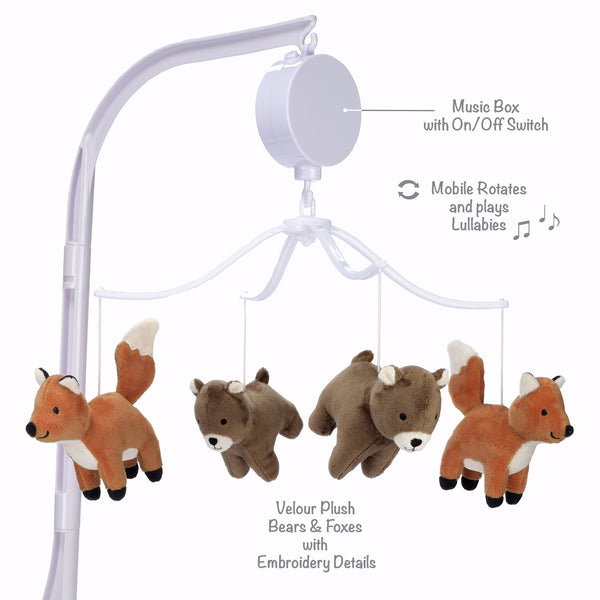 Sleepytime Bear Musical Baby Crib Mobile by Bedtime Originals