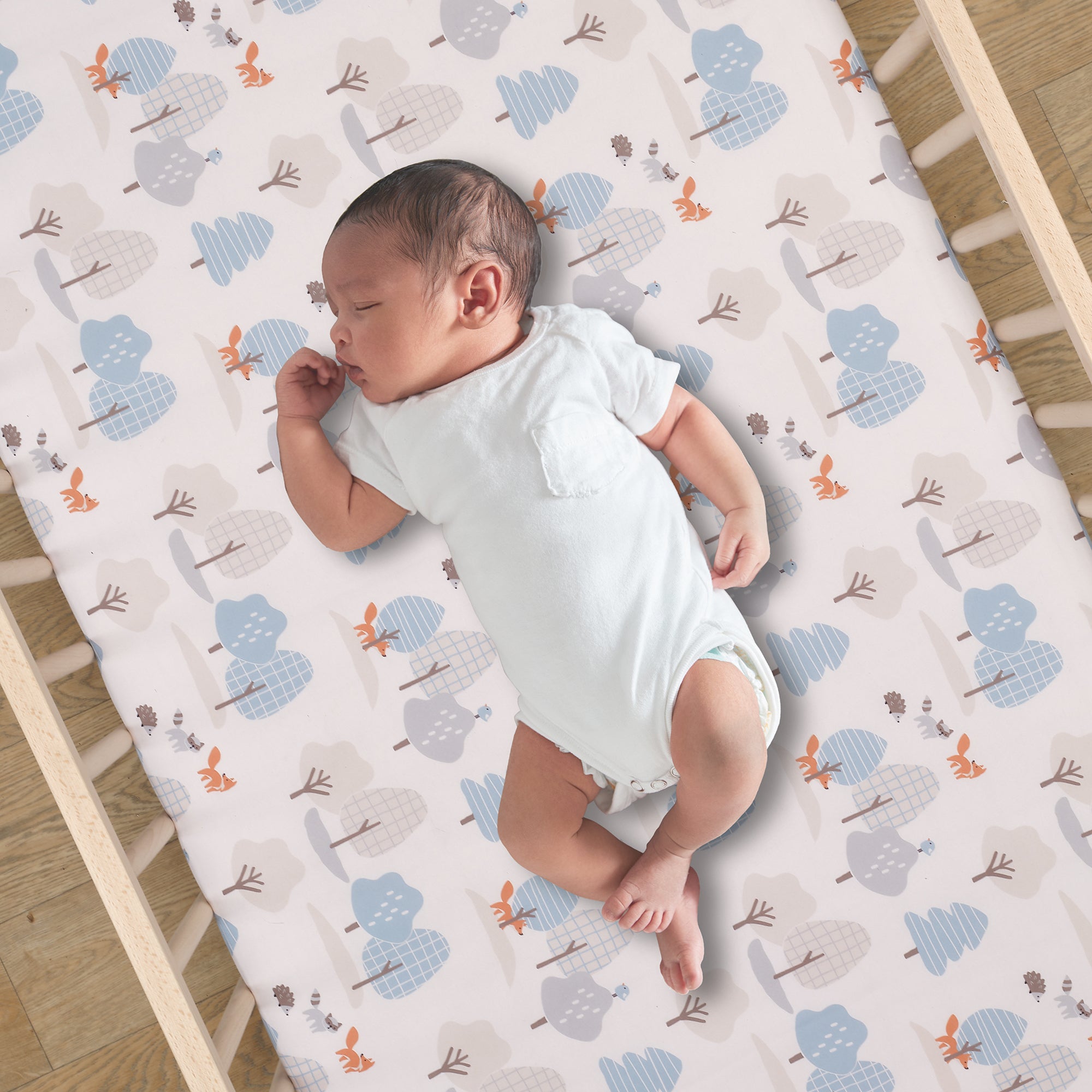 Sleepytime Bear Fitted Crib Sheet by Bedtime Originals