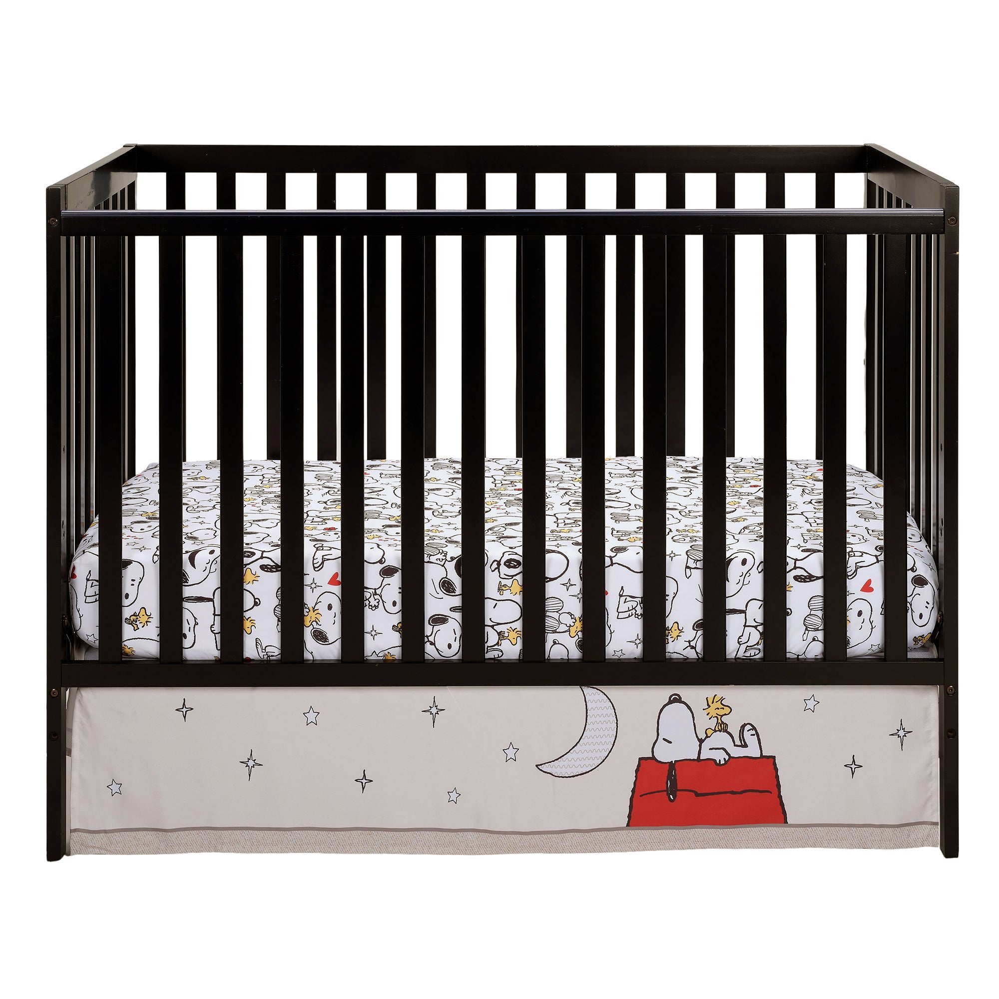 Snoopy Love 3-Piece Infant Baby Nursery Crib Bedding Set – Lambs & Ivy